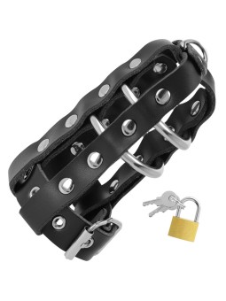 DARKNESS - LEATHER CHASTITY...